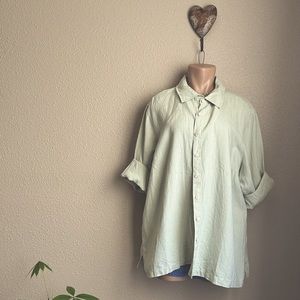 J Jill Linen Button Down